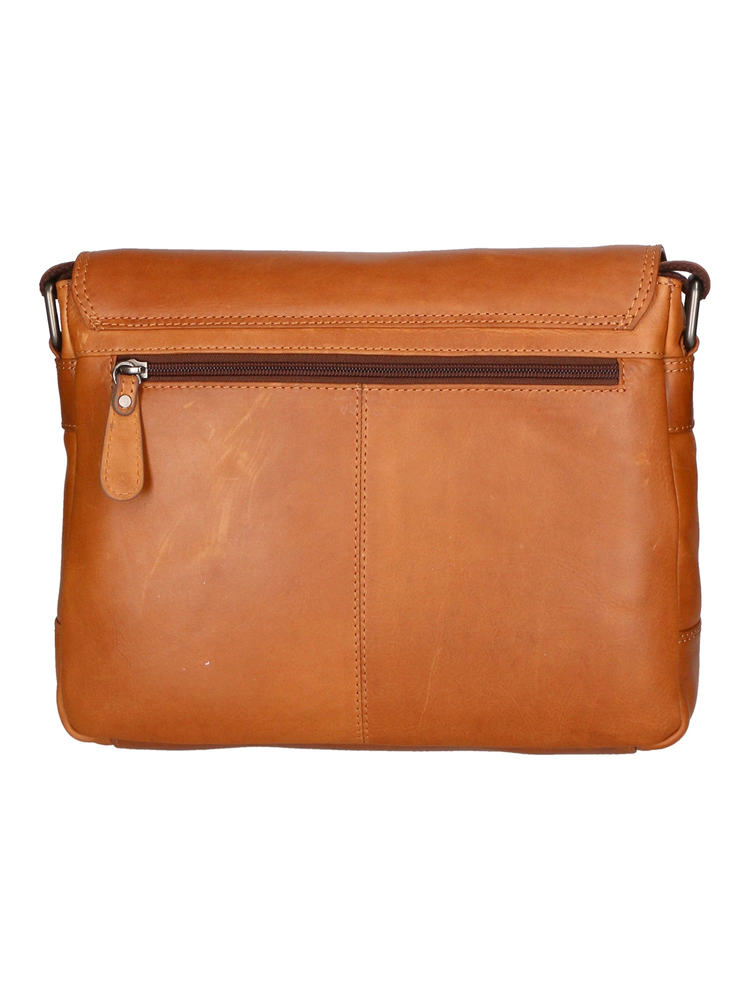 Borsa a tracolla da uomo 100% vera pelle HILB-3062B-CUOIO Hill Burry