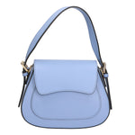 Giulia Borsa a spalla da donna Vera pelle 05958-L220 AZZURRO Gave Lux