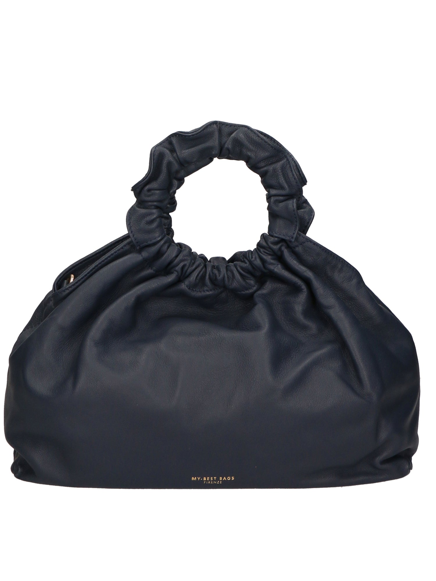 Borsa a mano da donna 100% pelle nappa MYB-8045-FW-NAVY My Best Bag