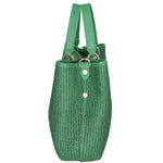 Borsa a mano da donna Paglia & Pelle MYB-05167-SS-529+D47 VERDE MELA My Best Bag