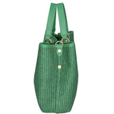 Borsa a mano da donna Paglia & Pelle MYB-05167-SS-529+D47 VERDE MELA My Best Bag