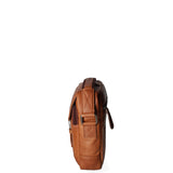 Borsa a tracolla da uomo 100% vera pelle HILB-HT06-CUOIO Hill Burry