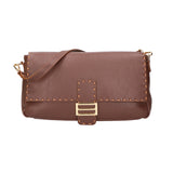 Walda Borsa a spalla da donna Vera pelle 06868-D223 cioccolato Gave Lux