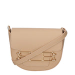 Borsa a tracolla da donna 100% pelle MYB-8009-FW-L210 NUDE My Best Bag