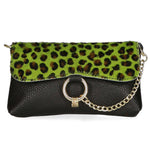 Safira Borsa a mano da donna Vera pelle 04760-LEO P VERDE Gave Lux