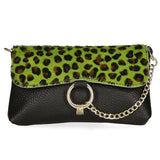 Safira Borsa a mano da donna Vera pelle 04760-LEO P VERDE Gave Lux