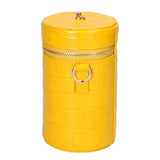 Borsa a spalla da donna Vera pelle coccodrillo MYB-7023-SS-GIALLO My Best Bag