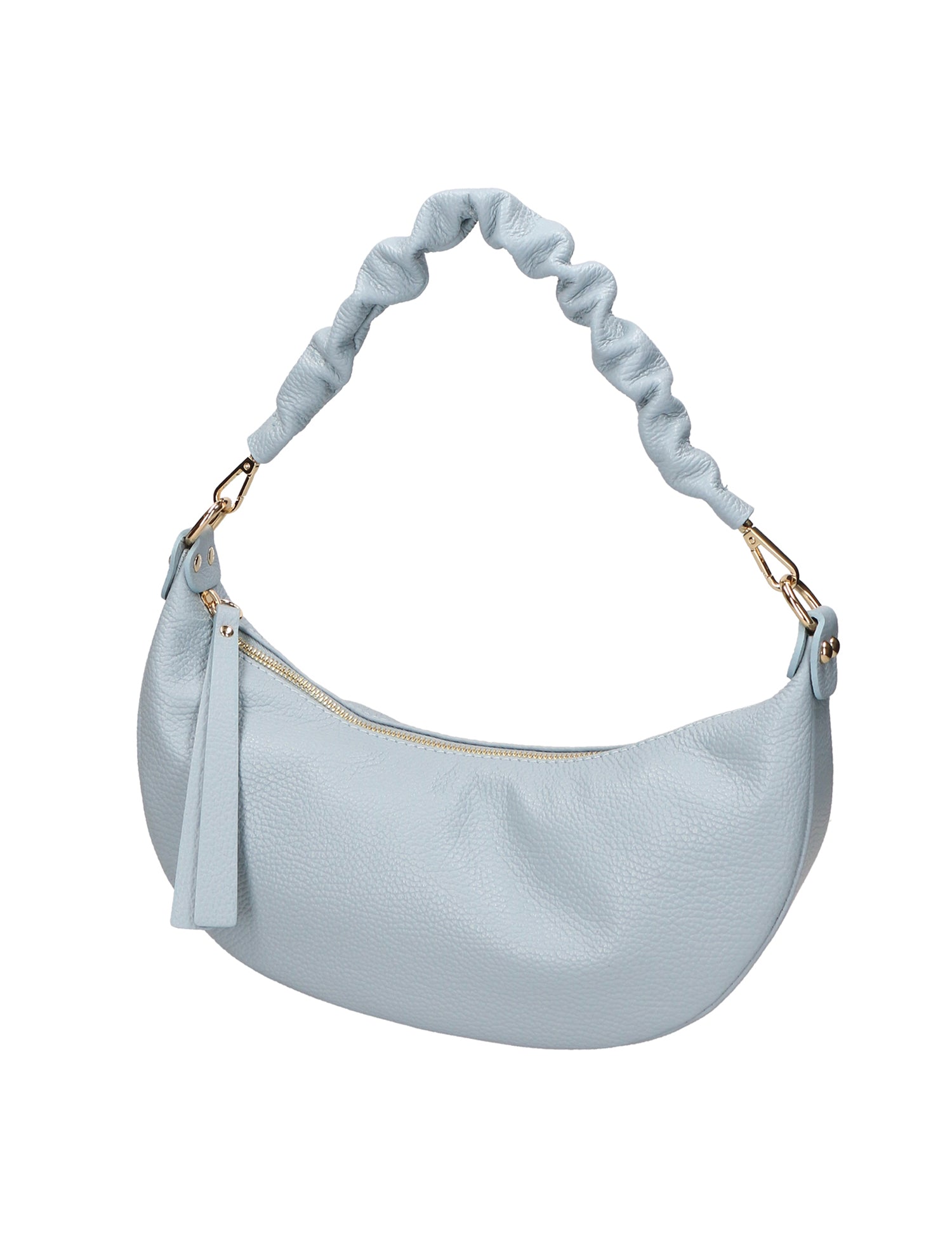 Ida Borsa a spalla da donna Vera pelle 05916-C92 CIELO Gave Lux