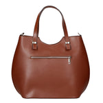 Egle Borsa a mano da donna Vera pelle 80046-MARRONE Gave Lux