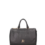 Borsa a mano da donna 100% vera pelle JR-W-1156-JRDO-BLACK + GOLD John Richmond
