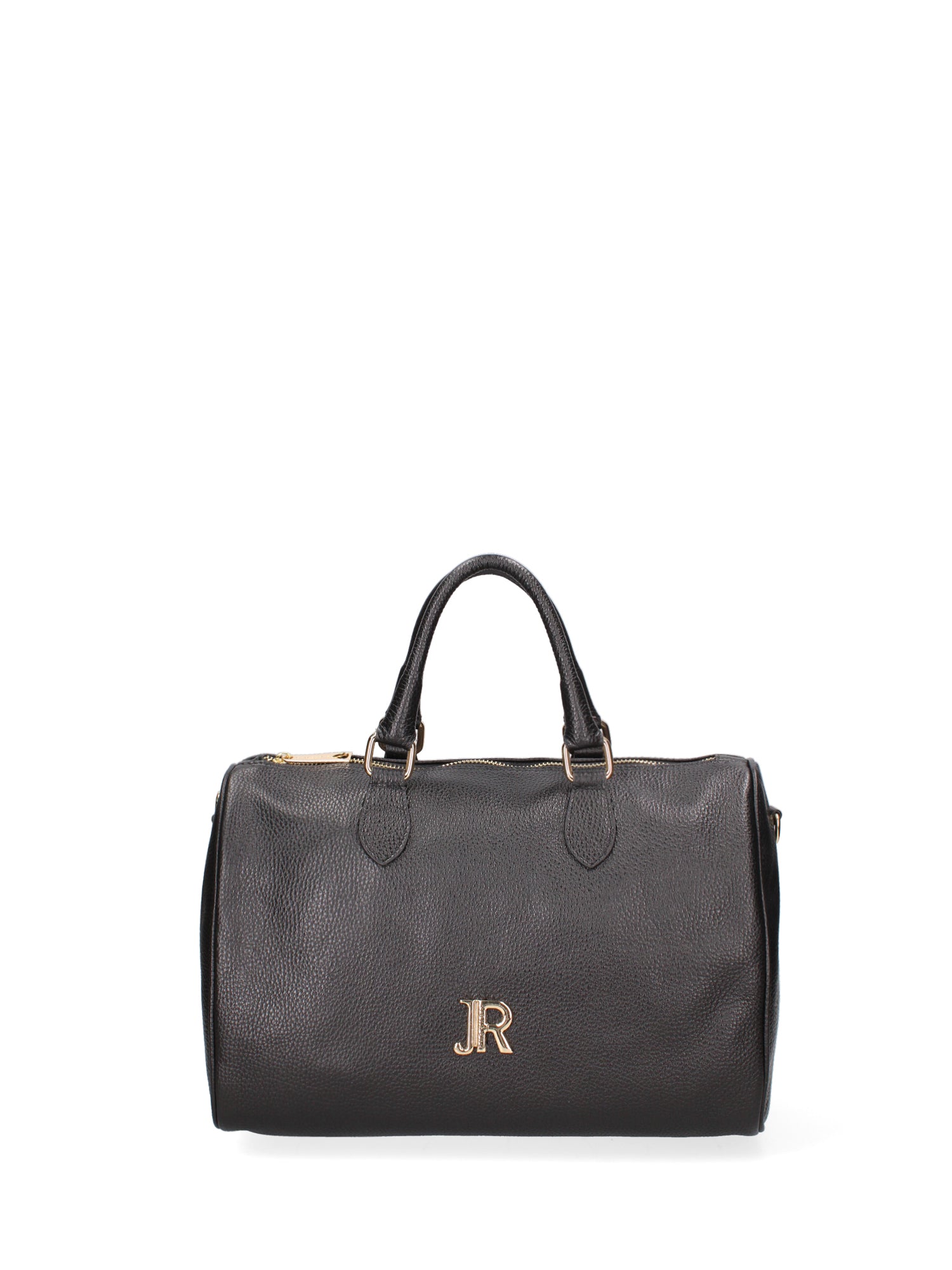 Borsa a mano da donna 100% vera pelle JR-W-1156-JRDO-BLACK + GOLD John Richmond