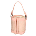 Alyssa Borsa a secchiello da donna Pelle & Paglia 05166-506 S13 ROSA Gave Lux
