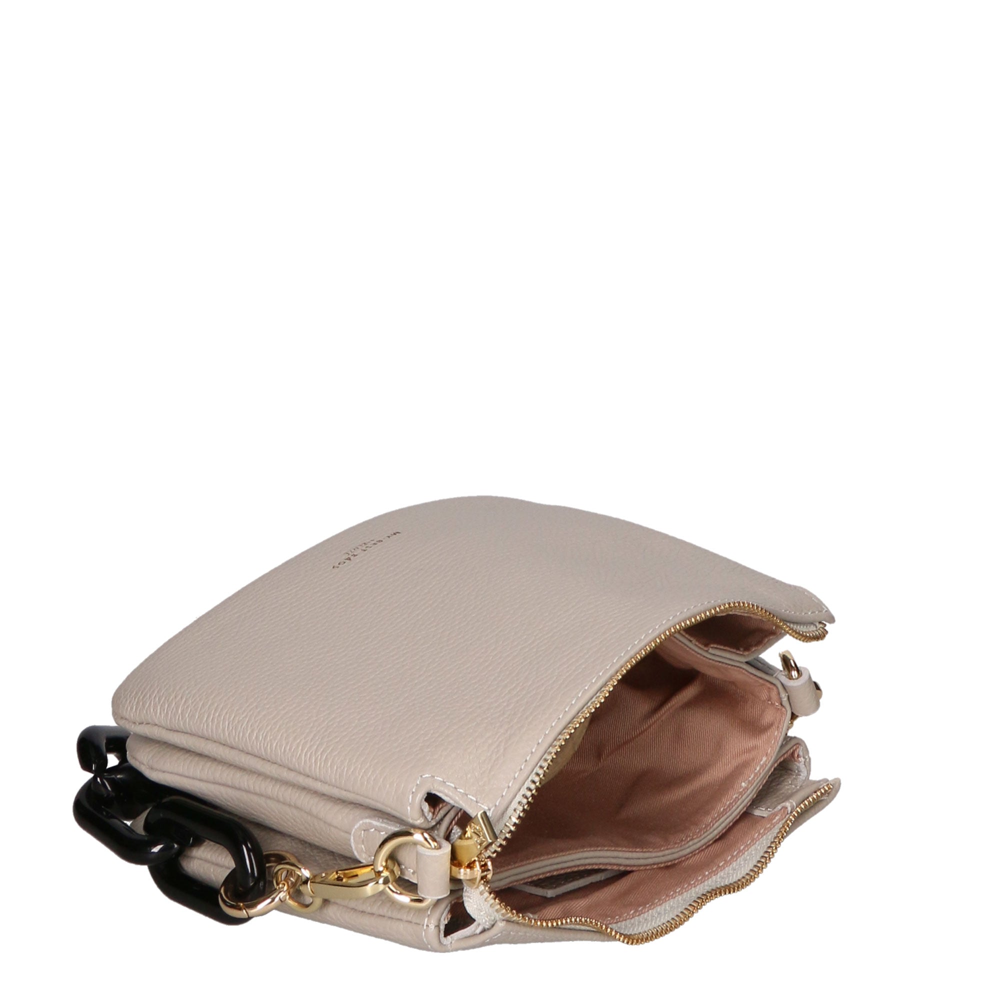 Borsa a tracolla da donna Vera pelle MYB-7024-SS-GRIGIO My Best Bag