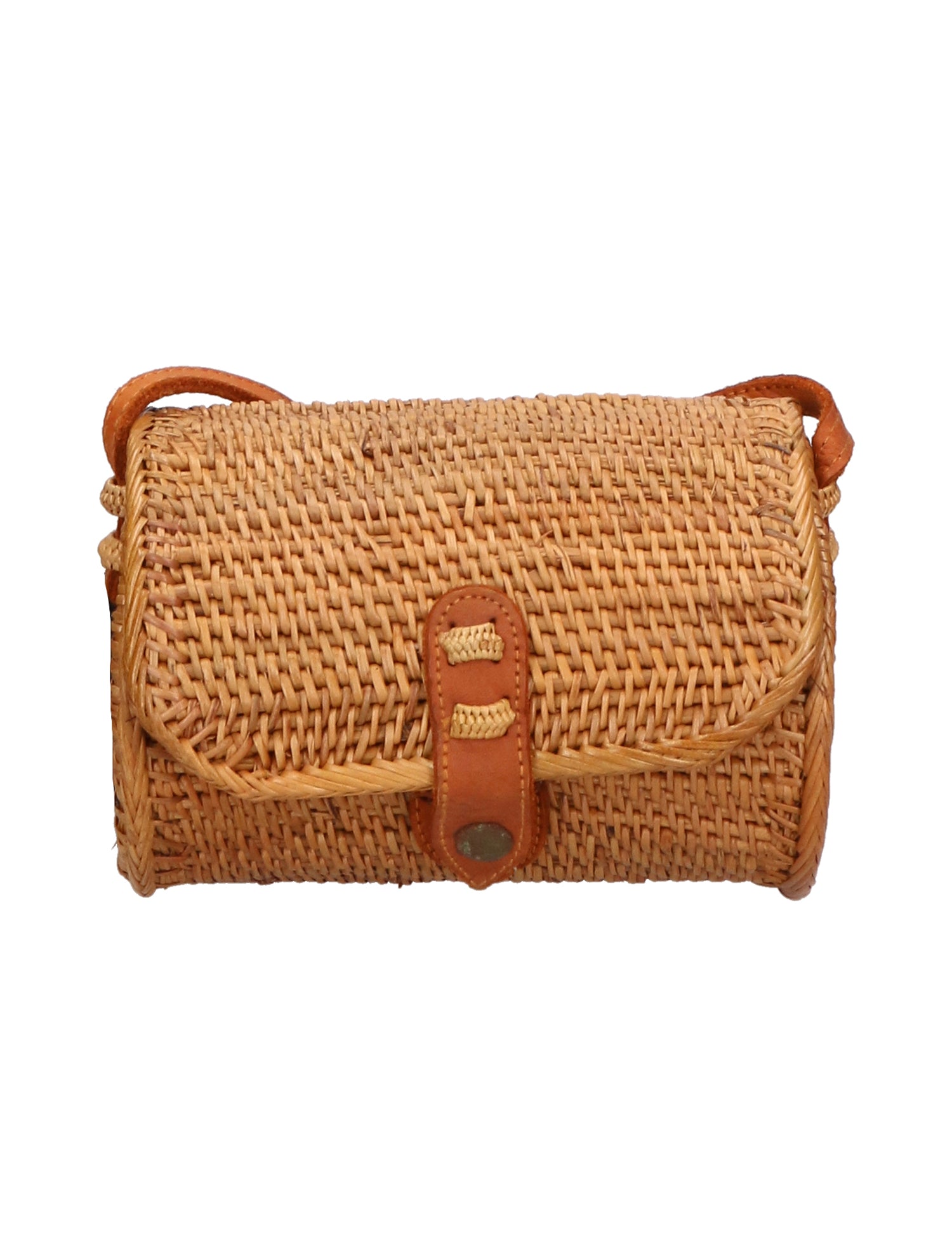 Laurenzia Borsa a tracolla da donna Rattan 88011-MIX Gave Lux