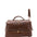 Borsa da viaggio unisex in vera pelle Made in Italy 4084-TESTA DI MORO Alessia Firenze