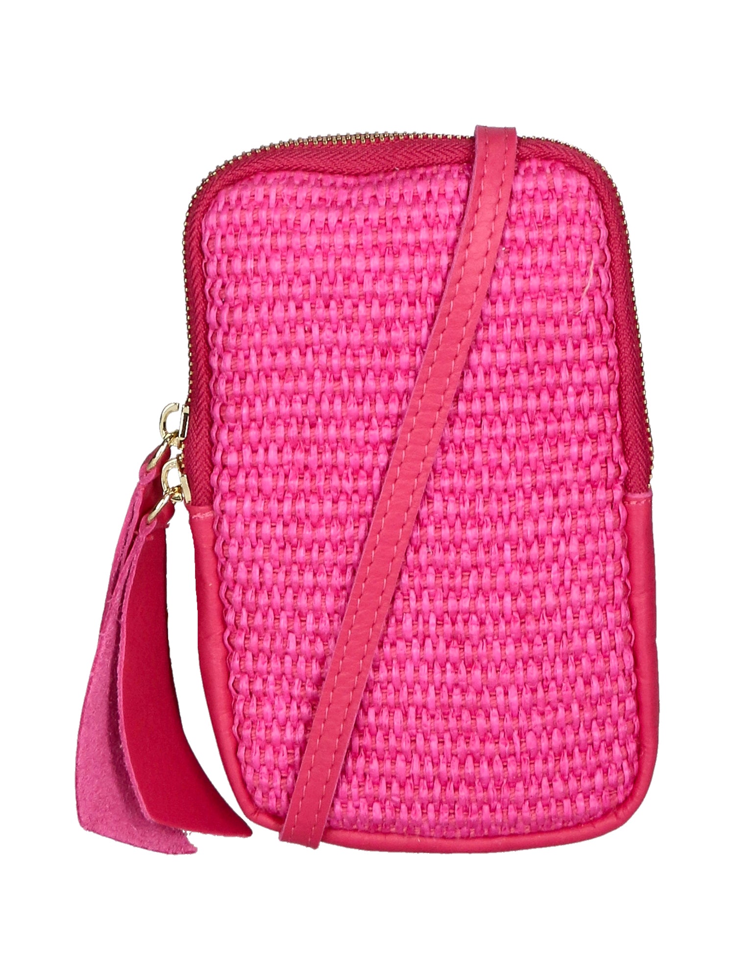Alessandria Borsa a tracolla da donna Paglia Tabru 05001-S02 FUXIA Gave Lux