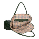 Borsa a mano da donna 100% vera pelle MYB-6013-FW-703 VERDE My Best Bag