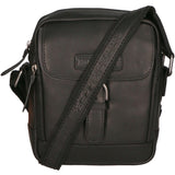 Borsa a tracolla da uomo 100% vera pelle HILB-HT06-BLACK NERO Hill Burry
