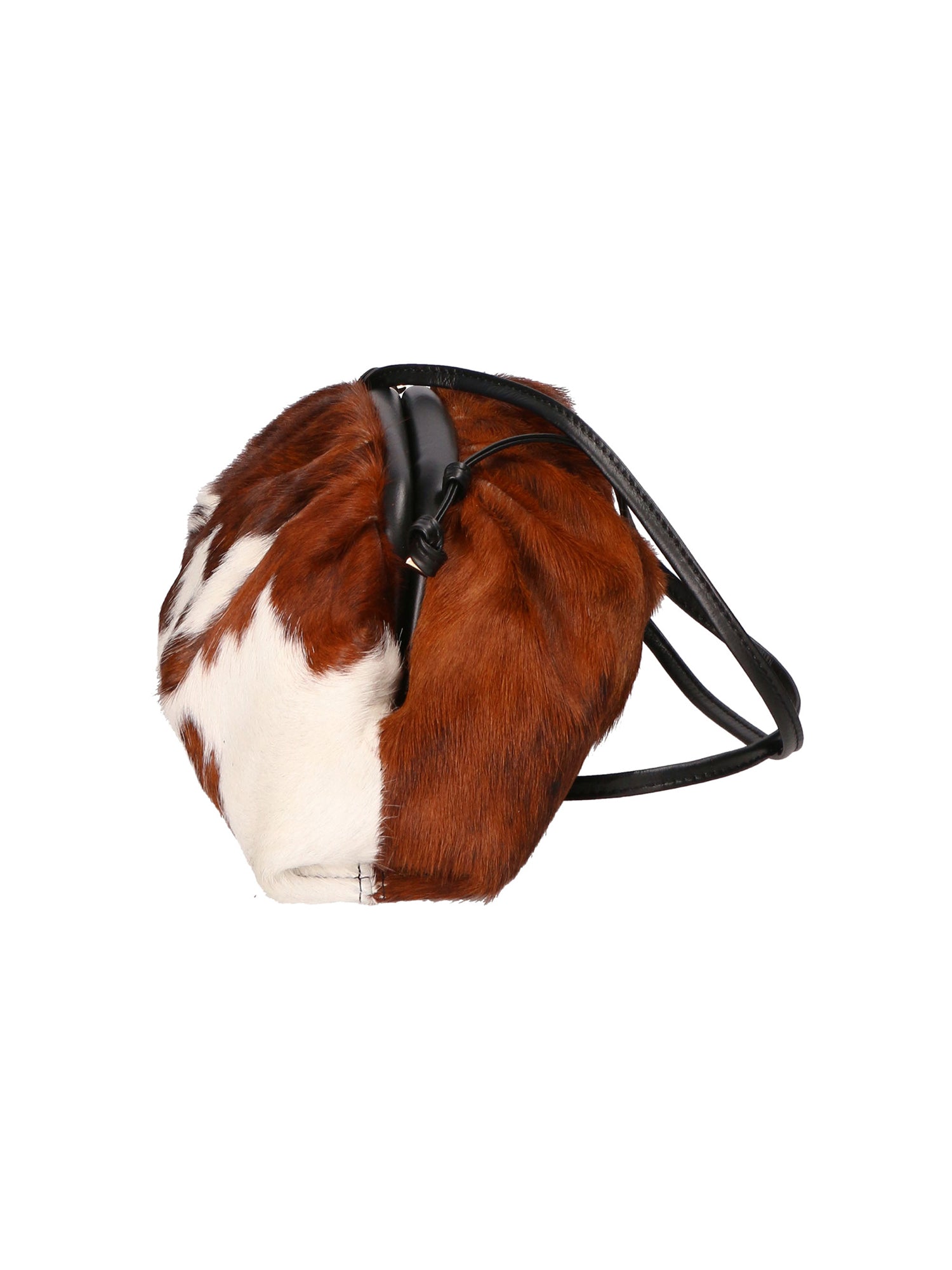 Astrid Borsa a spalla da donna Vera pelle 05476-NERO MUCCA 005 Gave Lux