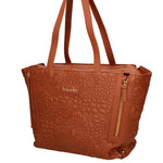 Valoria Pro Borsa a spalla da donna 100% poliuretano B16890GR-MARRONE Braccialini