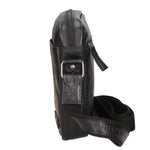 Borsa a tracolla unisex vera pelle Made in Italy SN5862847-BLACK Santini Firenze
