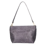 Lorelei Borsa a spalla da donna Vera pelle croco 06498-042 GRIGIO SCURO Gave Lux