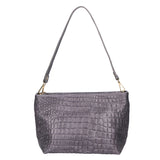 Lorelei Borsa a spalla da donna Vera pelle croco 06498-042 GRIGIO SCURO Gave Lux