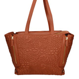 Valoria Pro Borsa a spalla da donna 100% poliuretano B16890GR-MARRONE Braccialini