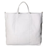Borsa a mano da donna Vera pelle stampata coccodrillo MYB-7043-SS-S01 BIANCO My Best Bag