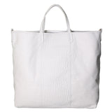 Borsa a mano da donna Vera pelle stampata coccodrillo MYB-7043-SS-S01 BIANCO My Best Bag