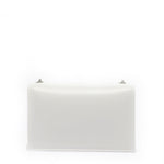 Borsa a mano da donna 100% Pvc FLAT SUPERMEE M-WHITE + SILVER Marc Ellis