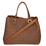 Borsa a mano da donna Paglia & Pelle MYB-05167-SS-25+D19 CUOIO SCURO My Best Bag