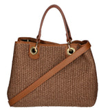 Borsa a mano da donna Paglia & Pelle MYB-05167-SS-25+D19 CUOIO SCURO My Best Bag