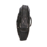 Borsa a tracolla unisex vera pelle Made in Italy SN5863147-BLACK Santini Firenze