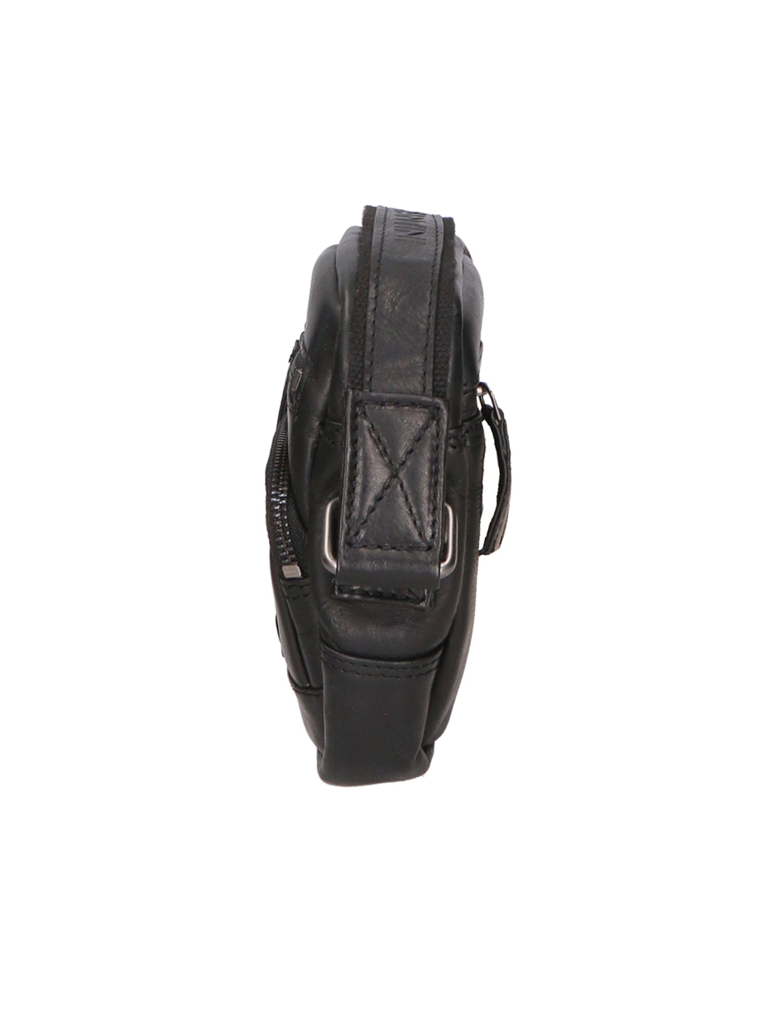 Borsa a tracolla unisex vera pelle Made in Italy SN5863147-BLACK Santini Firenze
