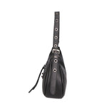 Loredana Borsa a spalla da donna Vera pelle 06548-NERO Gave Lux
