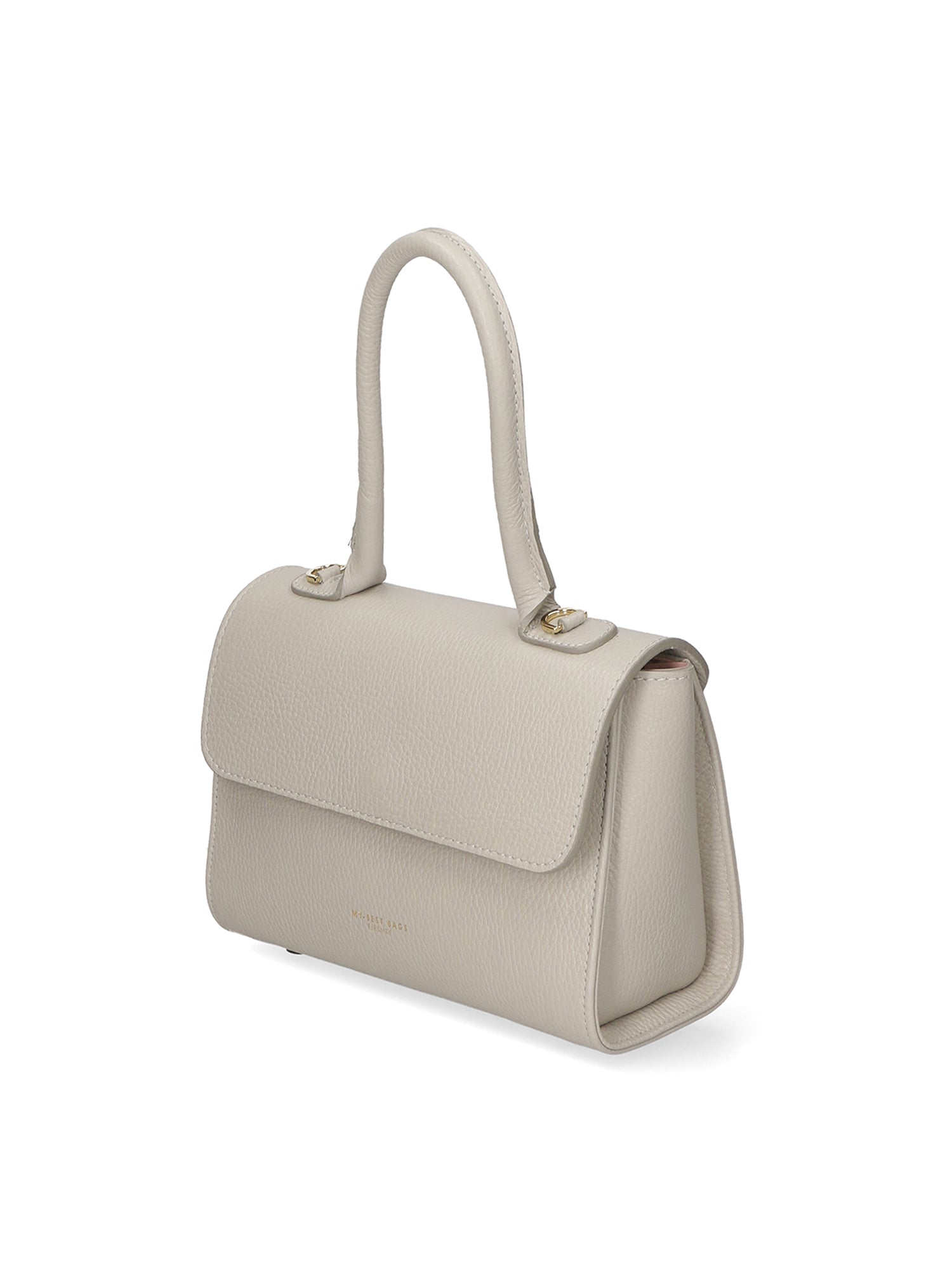 Borsa a mano da donna 100% vera pelle MYB-8030-FW-D86 GRIGIO PERLA My Best Bag