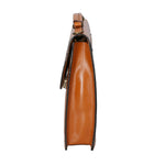 Dafne Borsa da lavoro unisex Vera pelle 7004-CUOIO Gave Lux