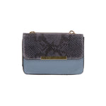 Pamela Borsa a tracolla da donna Vera pelle e stampa serpente 556055-CARTA ZUCCHERO Gave Lux