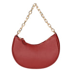 Loreta Borsa a spalla da donna Vera pelle 06511-D10 ROSSO SCURO Gave Lux