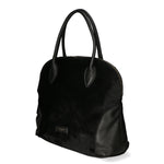 Borsa a mano da donna Vera pelle e calfhair MYB-8027-FW-NERO My Best Bag