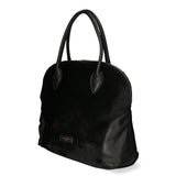 Borsa a mano da donna Vera pelle e calfhair MYB-8027-FW-NERO My Best Bag