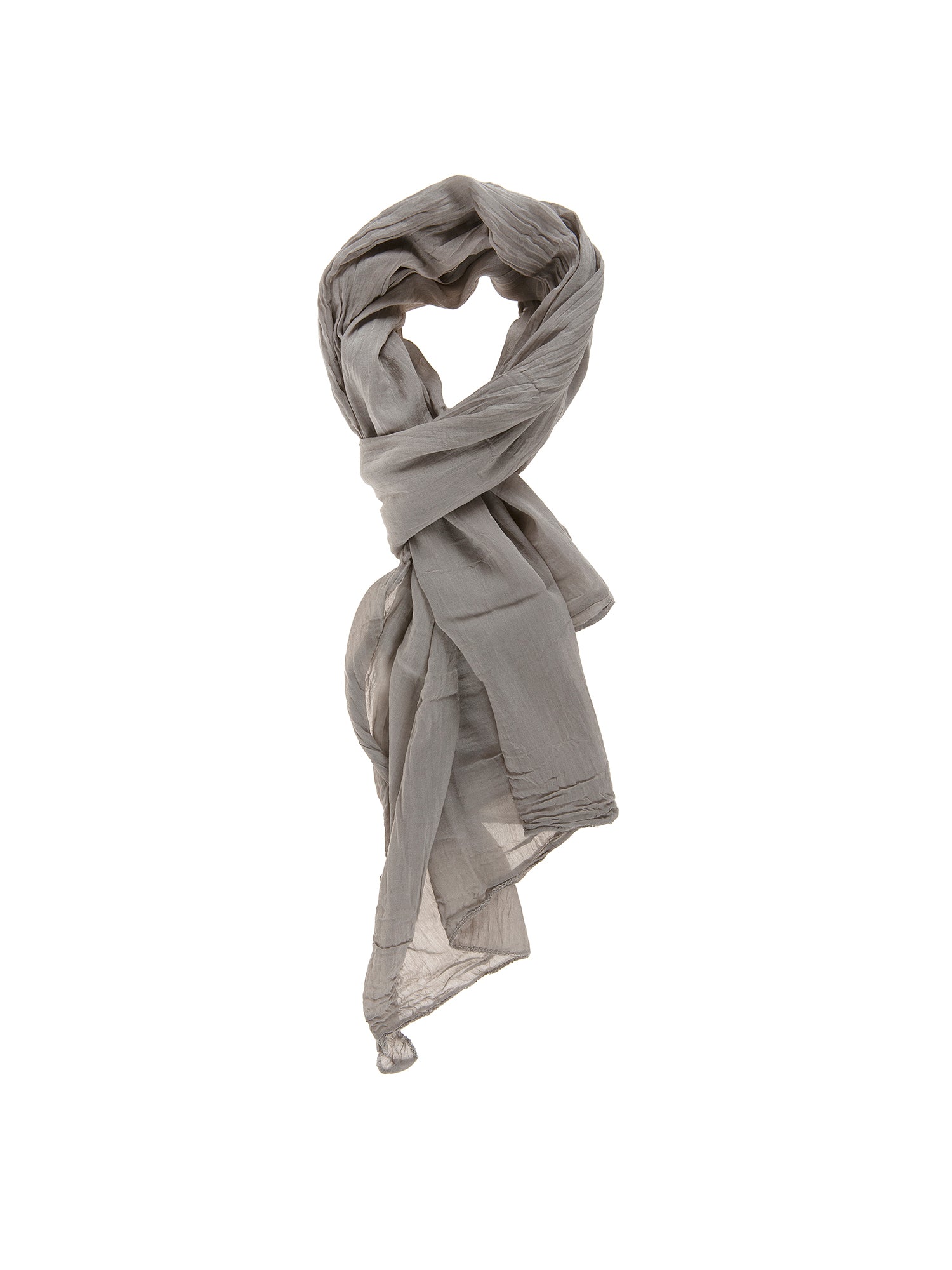 Tina L2037-TAUPE Foulard unisex Cotone e Seta Gave Lux