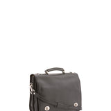 Borsa a mano unisex in vera pelle Made in Italy 4512-NERO Alessia Firenze