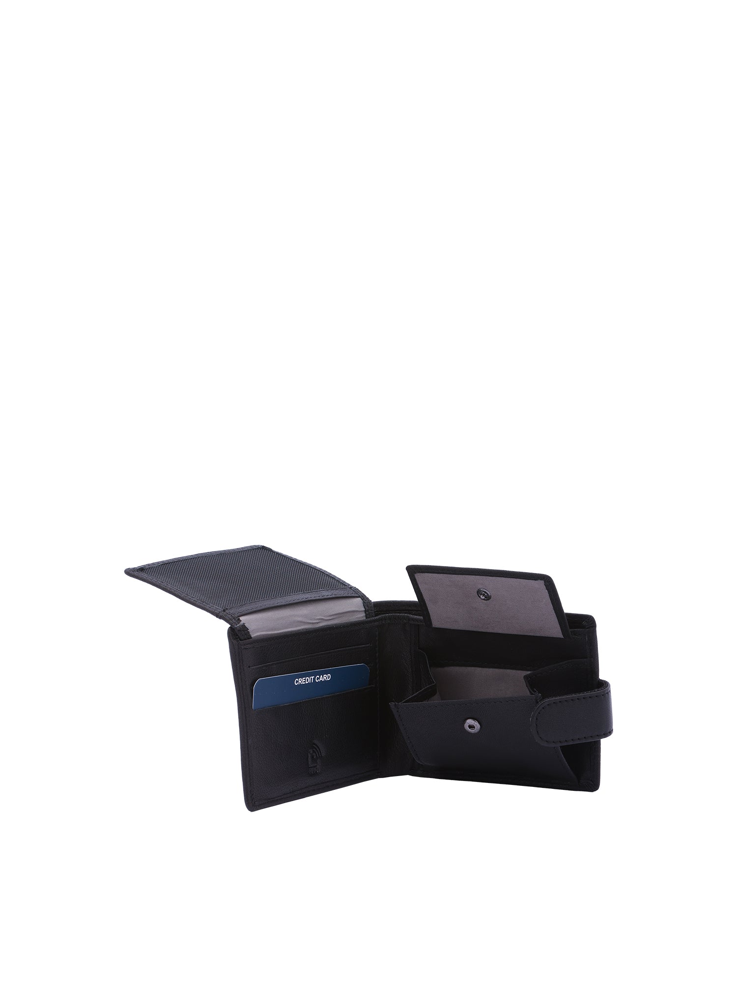 Portafoglio uomo vera pelle Casual EC7642-57-NERO Enrico Coveri