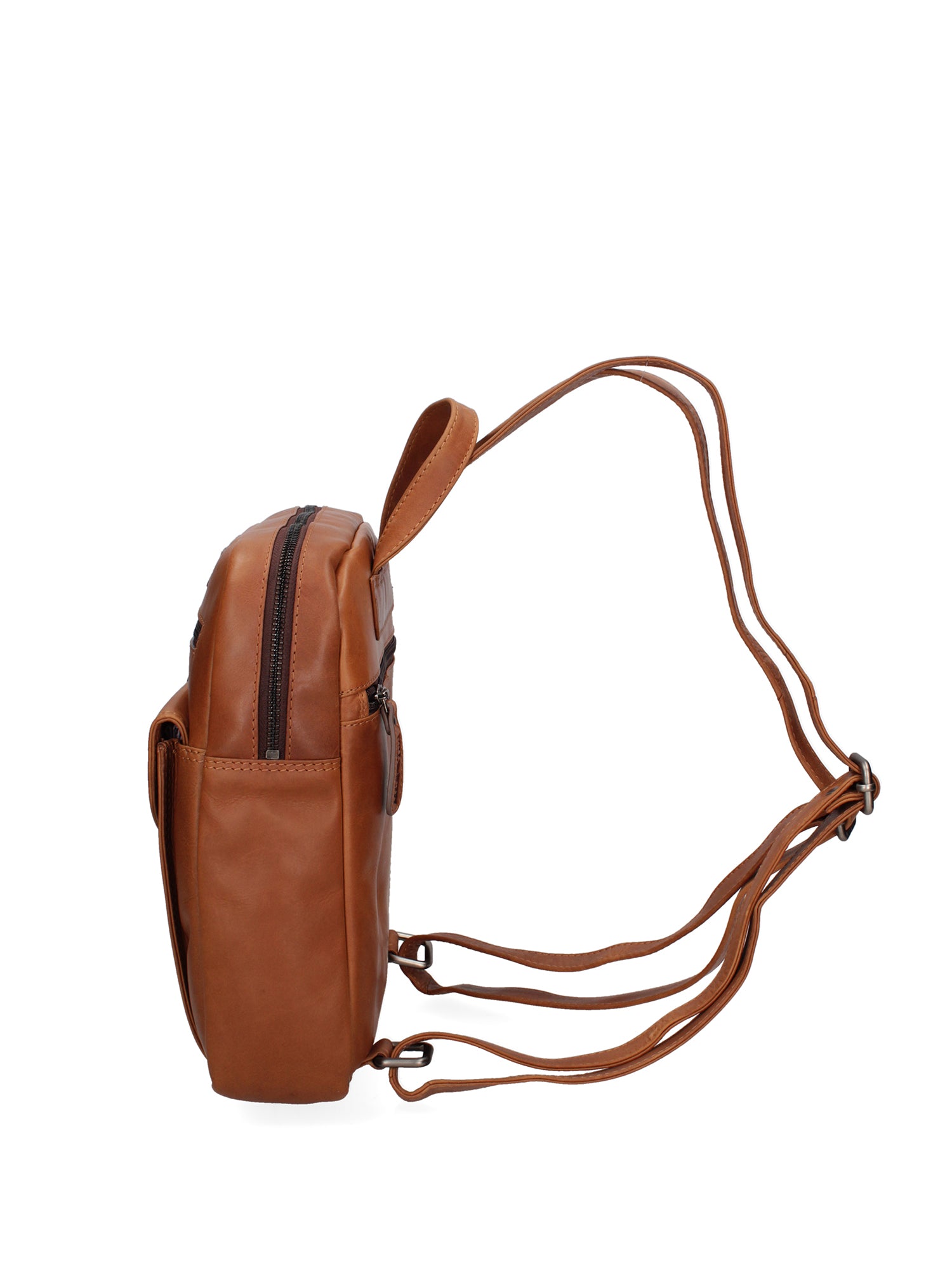 Zaino da uomo in vera pelle Casual HILB-1715-CUOIO Hill Burry