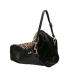 Asia Borsa a spalla da donna Vera pelle 05475-LEO BIANCO NERO 028 Gave Lux