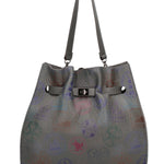 Voyageuse Borsa a mano da donna Vera pelle 564137-GRIGIO Gave Lux