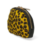 Rachele Pochette donna vera pelle Zip 02535-GHEPARDO GIALLO Gave Lux