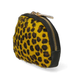 Rachele Pochette donna vera pelle Zip 02535-GHEPARDO GIALLO Gave Lux